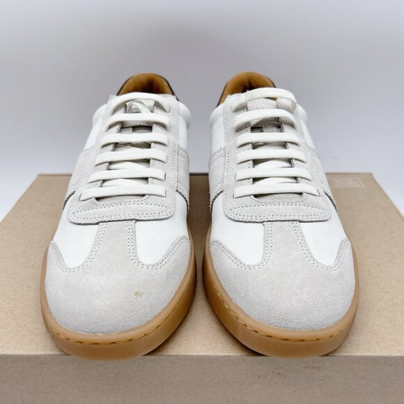 Allen Edmonds LUDLOW Slip-On Stretch Lace Up Sneakers Dove Suede Mens US 8.5 - Picture 5 of 13